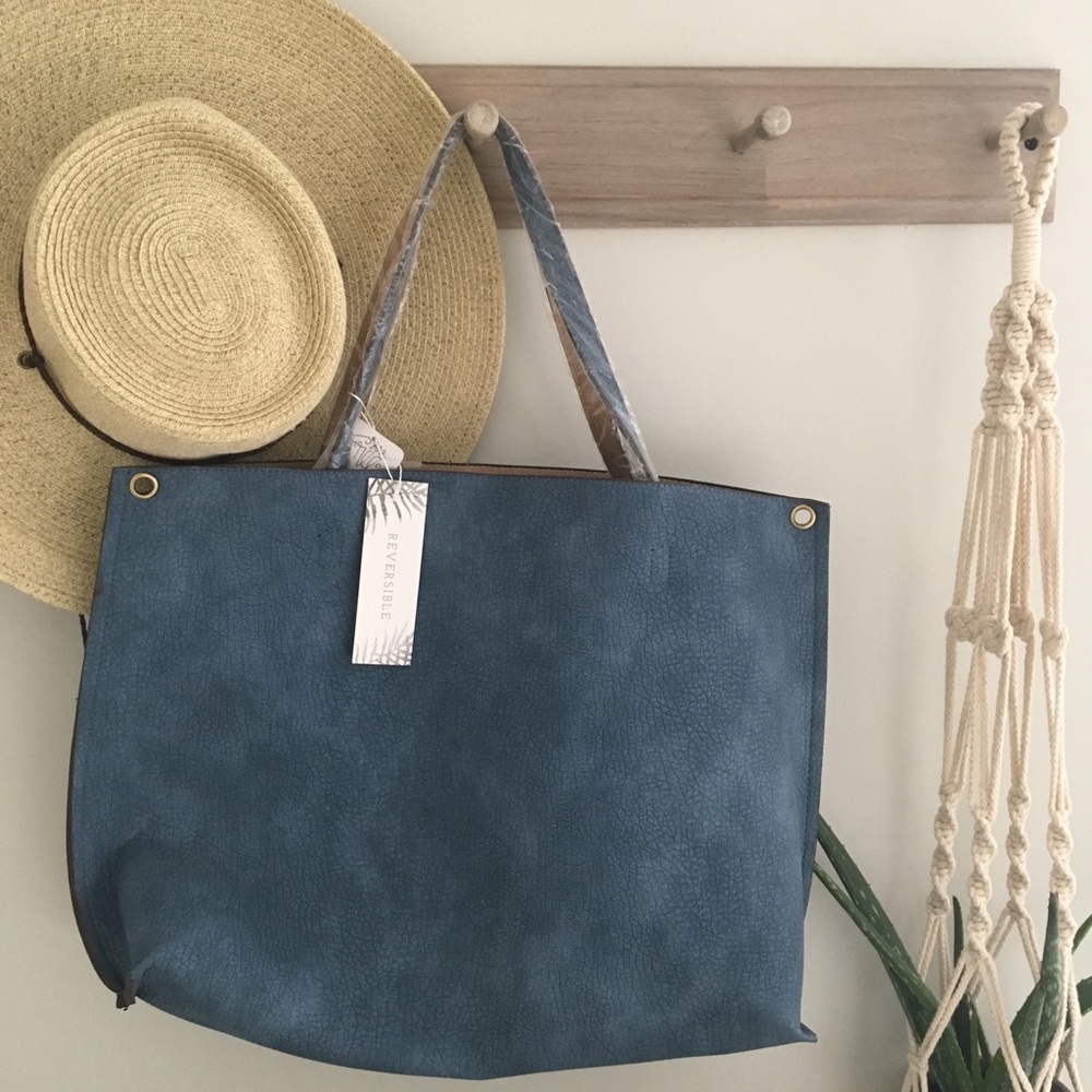 Free People Faux Leather Tote
